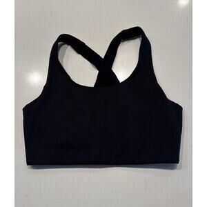 GIRLFRIEND COLLECTIVE Women’s Size Small Black Sports Bra Strappy Back Gym